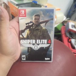 NINTENDO SWITCH SNIPER ELITE 4 
