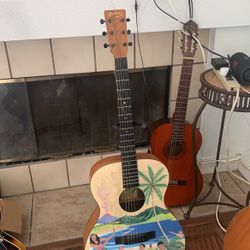 Hawaiian X Martin Guitar