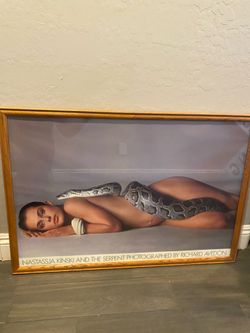 Iconic 1981 Richard Avedon “Nastassja Kinski and the Serpent” Poster - Framed, Excellent Condition
