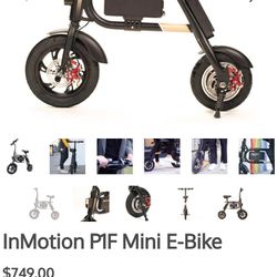In motion iP1f Mini Folding Ebike 