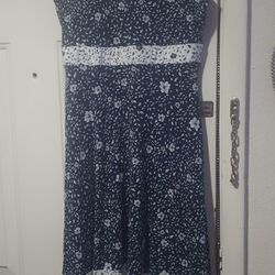 Blue & White Summer Dress