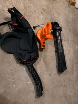 BLACK+DECKER Leaf Blower, Leaf Vacuum and Mulcher 3 in 1, Backpack Blowers for Lawn Care,250 mph Airflow, 400 cfm Delivery Power, Reusable Bag Include