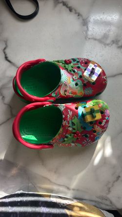 disney christmas crocs