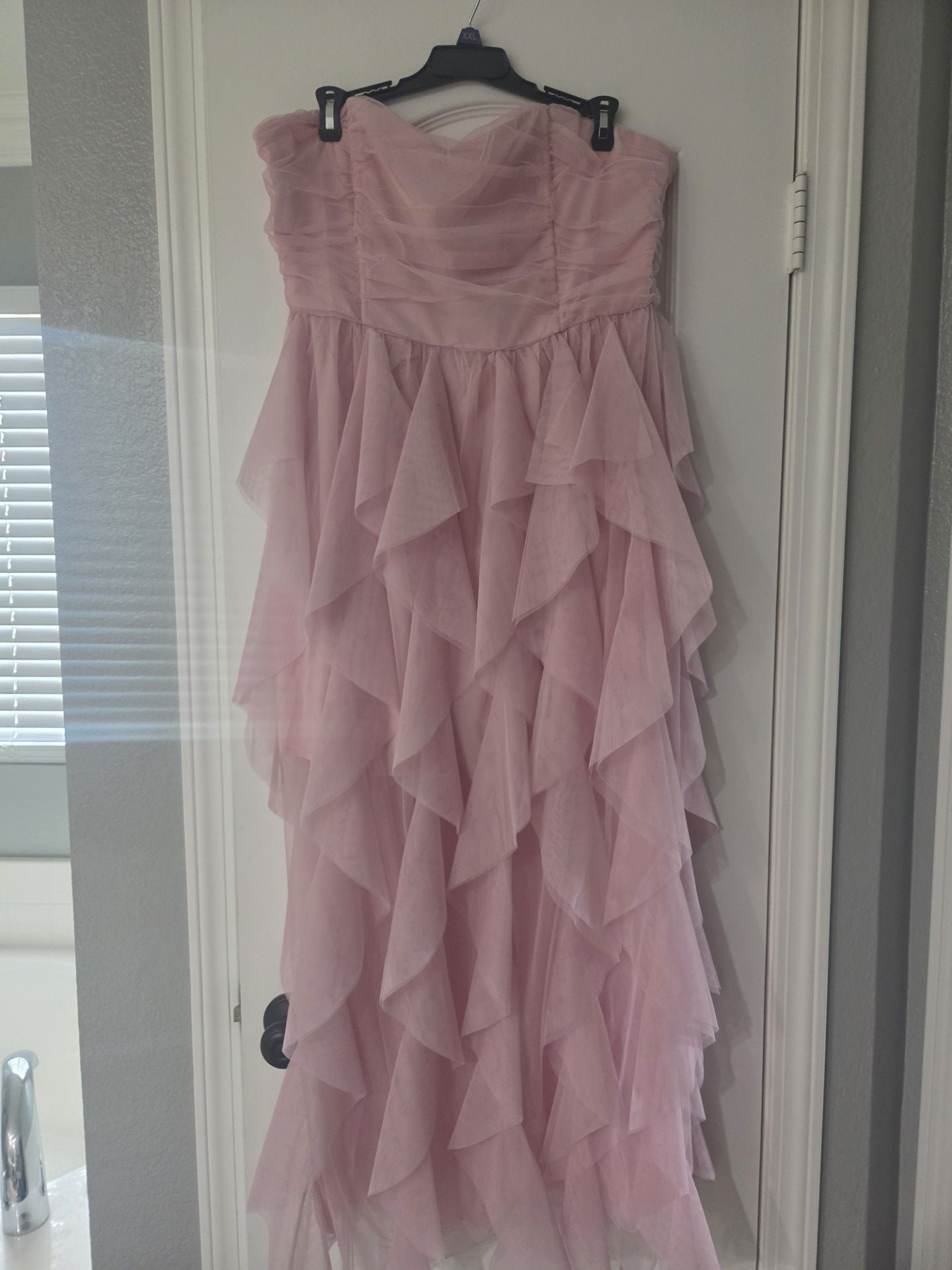 NWT womens strapless tulle dress