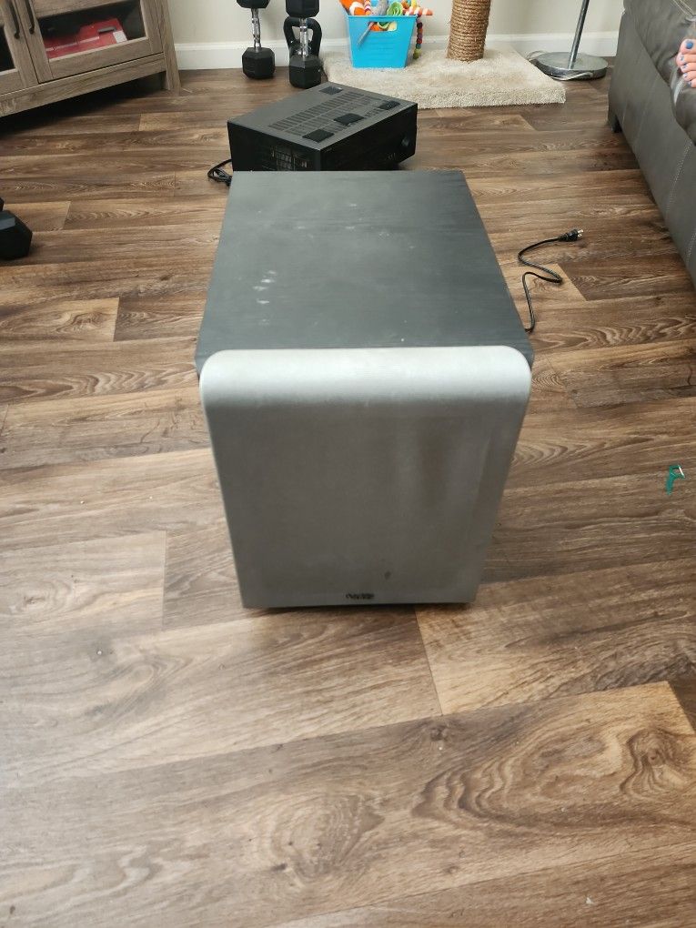 Receiver And Subwoofer