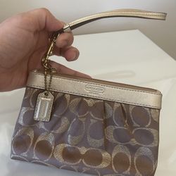 Vintage Coach Wristlet 