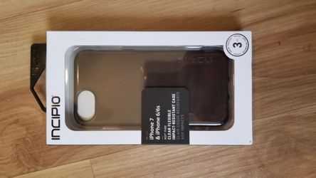 Incipio case for iPhone 7 or iPhone 6, transparent black