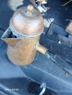 Hammered Copper Kettle, Antique 