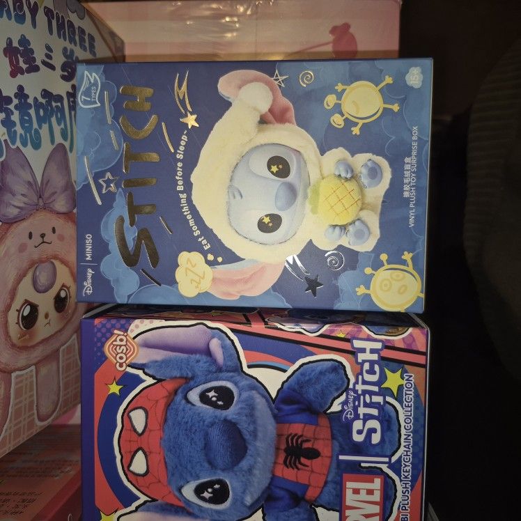 Disney Stitch Blind Boxes Marvel, Gen Z, And eat something before sleep
