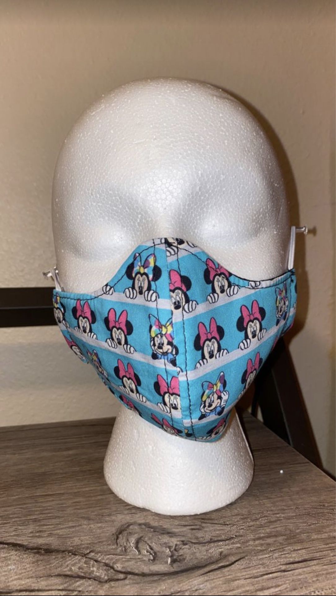 Disney Minnie Mouse Face Mask With Filter ✨Child Size (8 years and under)✨