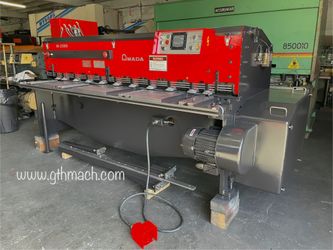 Amada M-2560 Shear 8ft X 1/4” Mild Steel Capacity Power Backgauge