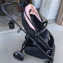 Pink Canopy Mompush Stroller Baby Girl