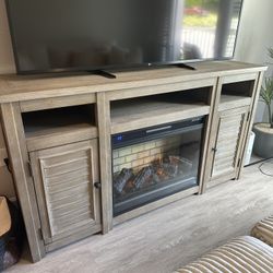 Tv Stand With Fireplace 