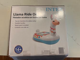 Intex inflatable pool ride on llama