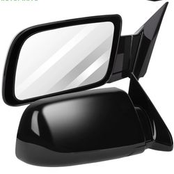Manual Black Side View Mirrors Pair For 1(contact info removed) GMC Chevy  Silverado Tahoe Truck