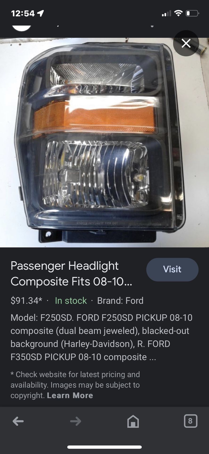Ford F-250 Headlights