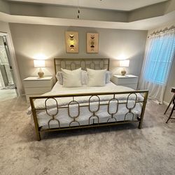 Gold King Size Frame