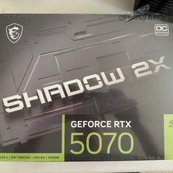 MSI Shadow 2x RTX 5070 GPU Nvidia Graphics Card
