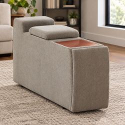Allen & Ivy Sereen Storage Console Taupe (Costco, etc.) + Free Delivery