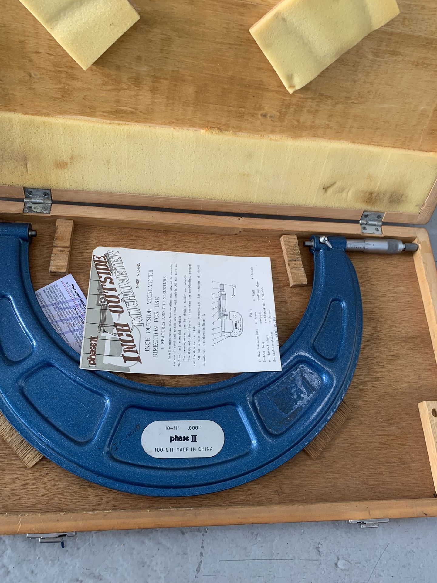 Micrometer 10”-11”