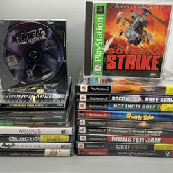 PlayStation games - PS1, PS2, and PS3 games