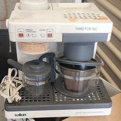 Salton Three For All EX-10 Coffee, Espresso, and Cappuccino Maker