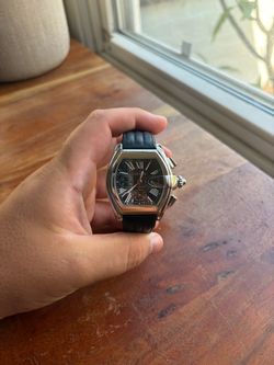 Cartier Roadster With Leather Strap