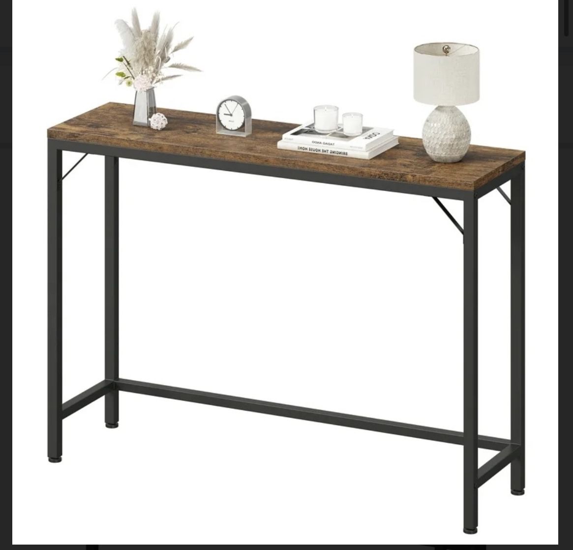 Console Table, Narrow Sofa Table, 39" NEW