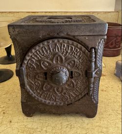 Antique J&E Stevens Co. 19th Century House Safe