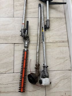 3 in 1 weed eater comes with all three attachments  accepting reasonable offers