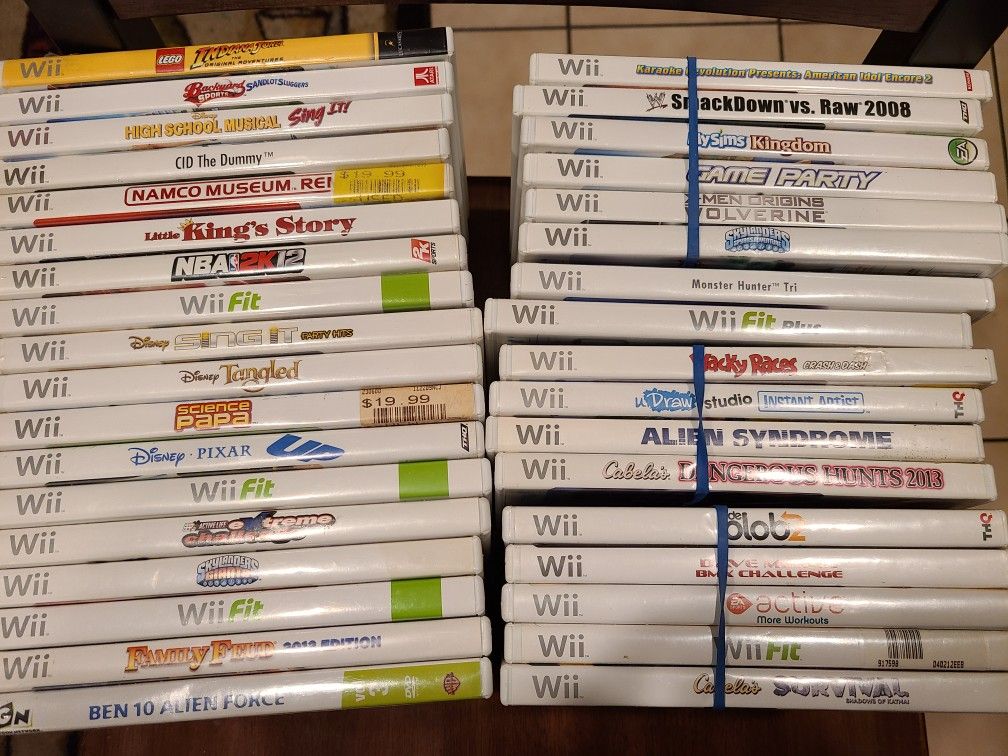 Wii Ganes 10 Each