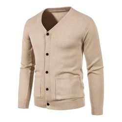 Mens V-Neck Cardigan 