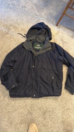 Weather proof jacket,  with attached hood