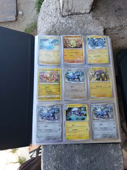 Charizard folder 260 holo cards. No trainers no Pokéballs no none holo they all holo glowing cards Pokémon cards for $600! Or best offer. Trade are we