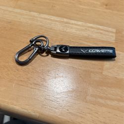 Leather Key Chain Corvette 