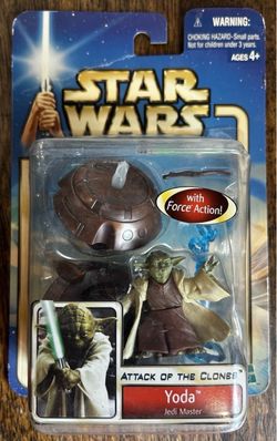 Hasbro Star Wars Attack of the Clones: YODA Jedi Master Action Figure