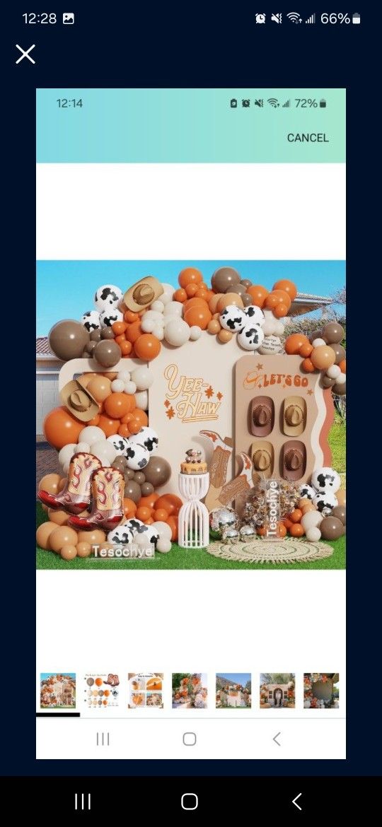 2 Pack Cowboy Balloon Kit