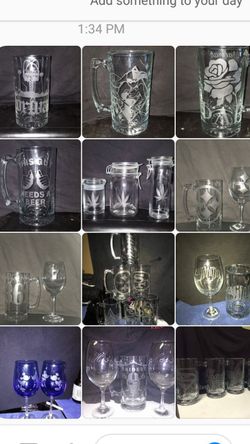 Custom jars or beer mugs