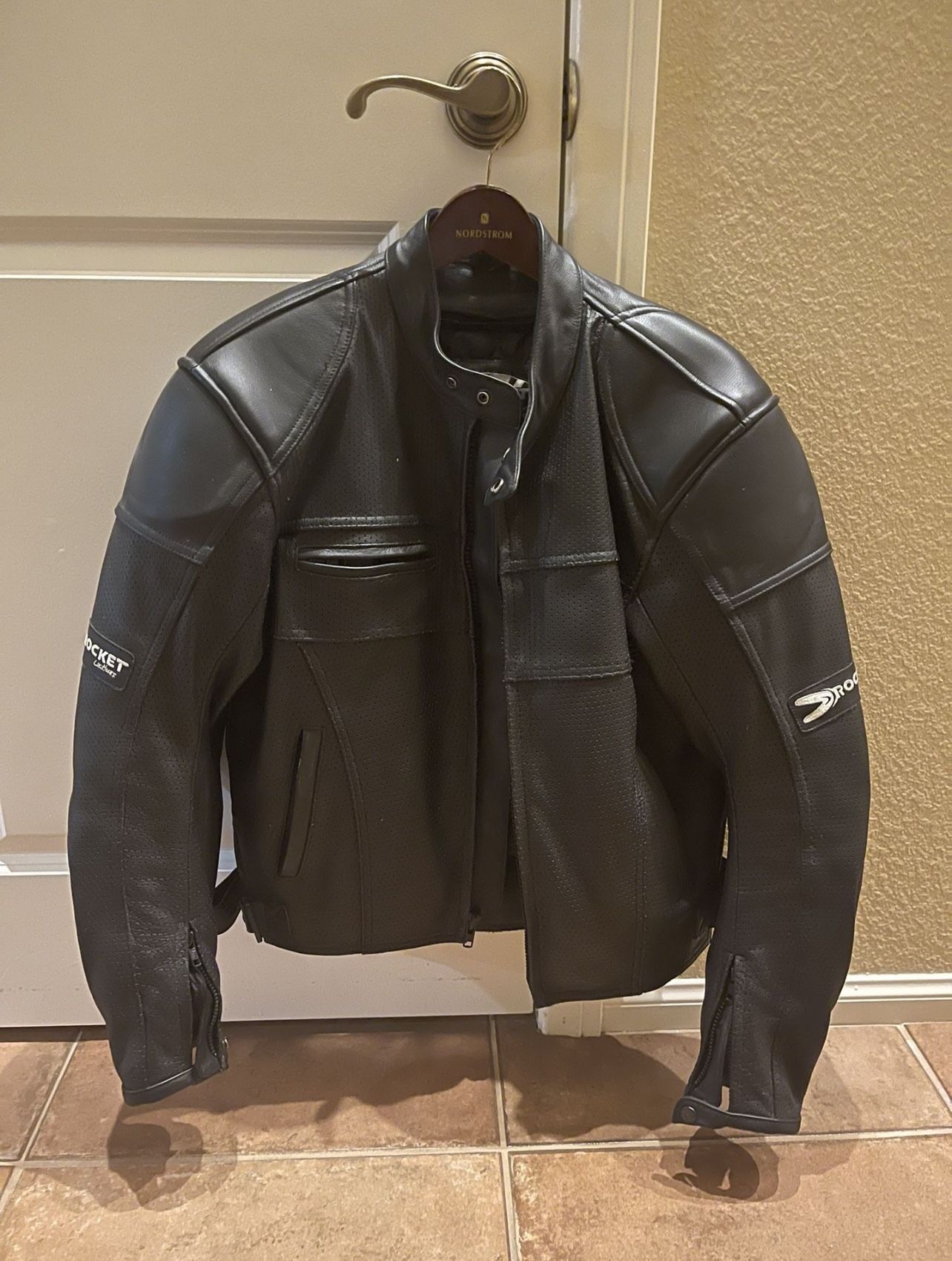Joe Rocket Leather Motorcycle Jacket