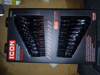 ICON PROFESSIONAL RATCHETING WRENCH SET