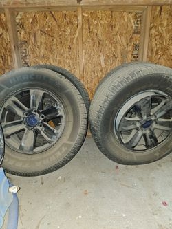 Ford OEM 17” Wheels & Tires 265/70R17 – 6 Lug – Set of 4