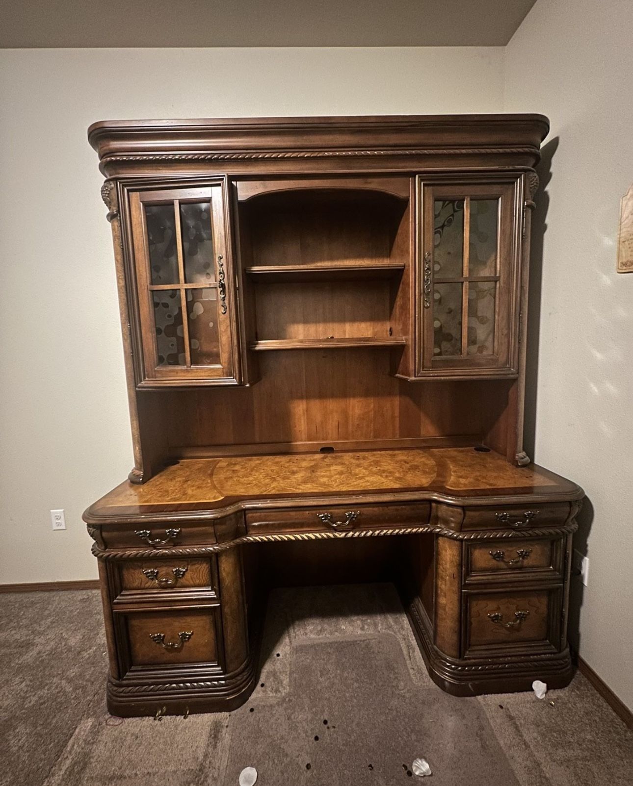Antique Solid Wood Office Table