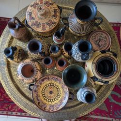  Antique Greek Reproductions, 17 Pieces