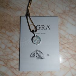 Moissanite pendant 