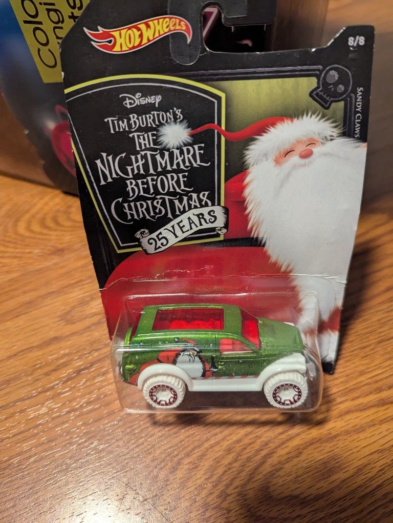 Hot Wheel Nightmare Before Christmas Santa