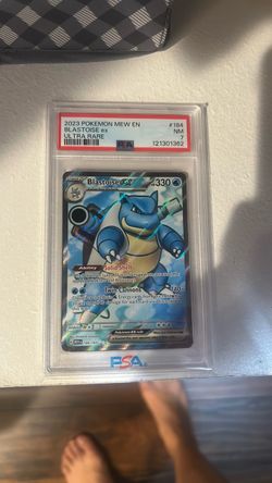 2023 Pokemon Blastoise graded PSA 7
