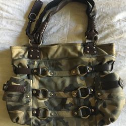 B. Makowsky Camouflage Purse