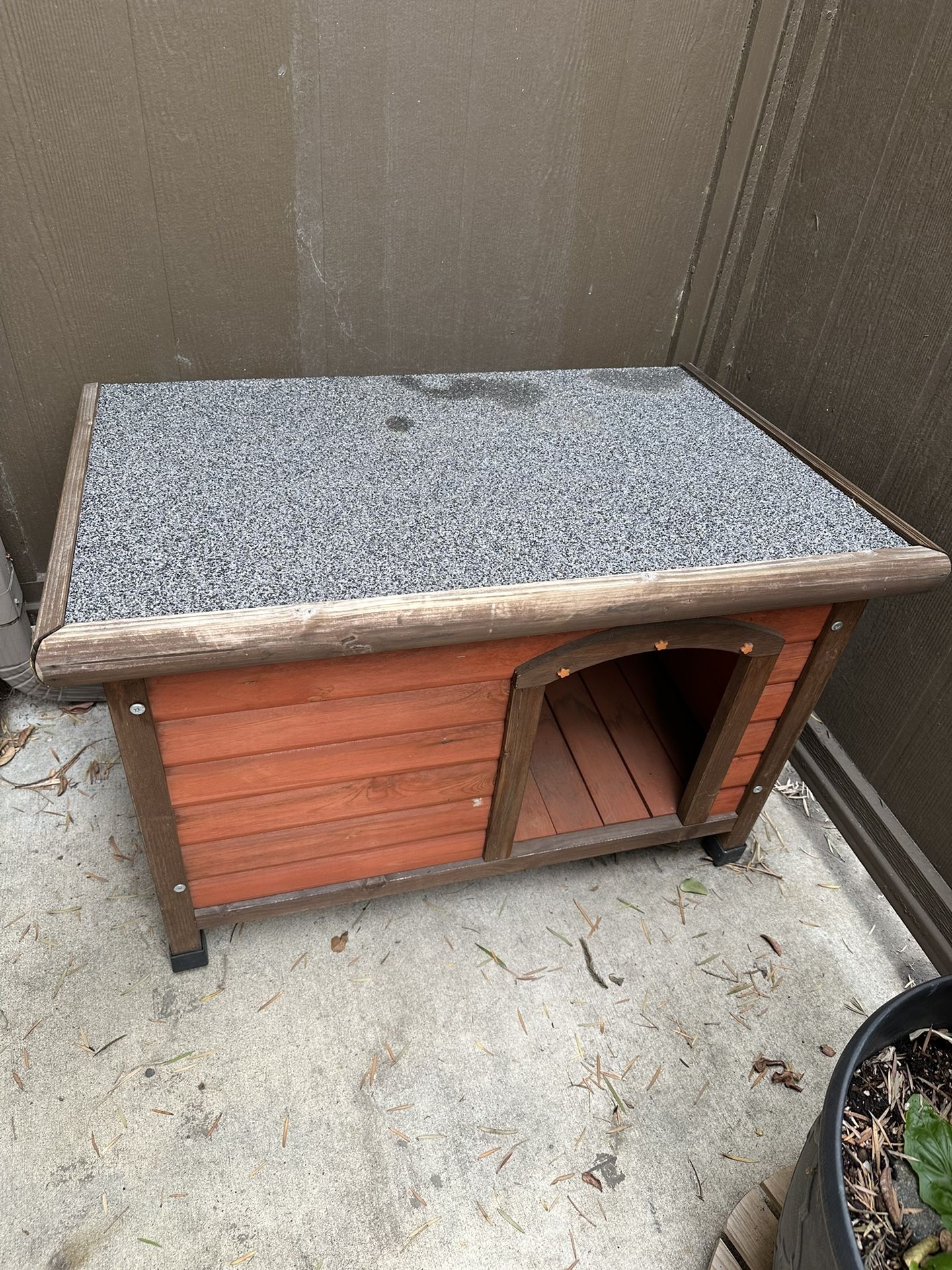 Wooden Dog House 34” Length x 23” Height x 23” Width