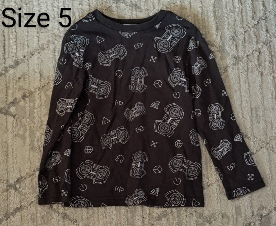 Boys Long Sleeve Shirt Size 5