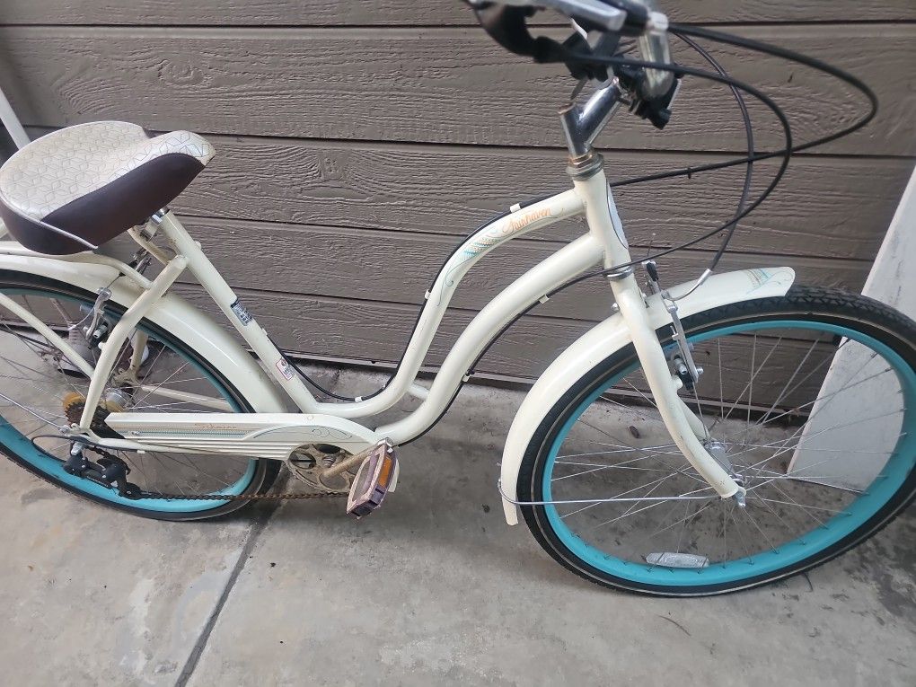 Schwinn Paige Vintage 350 Bike 1 Brake Fix New Tires 60